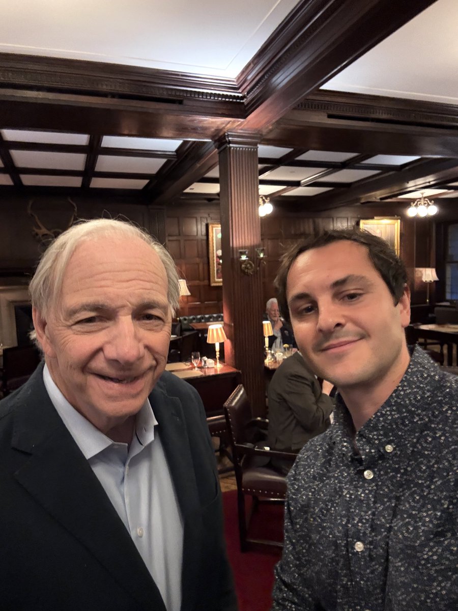 samwarach's tweet photo. “Live the adventure, you’ll figure everything out along the way” — Epic takeaway from chat with @RayDalio today 📈

#Principles #LifeAndWork https://t.co/6FMAYiM4Um