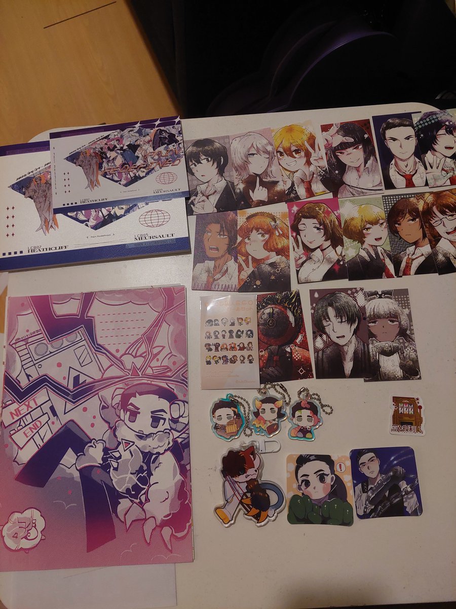 Battysault's tweet photo. I was gonna make a video but.. tired. New things arrived! Yay!!

Mostly paper stuff, but I wanted more prints :D https://t.co/HkaYTpKlci