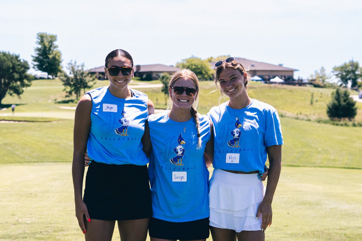 CreightonVB's tweet photo. Grab your clubs and join us! You're invited to the annual Creighton Volleyball and Women's Basketball Golf Outing on Wednesday, June 24!

REGISTER: https://t.co/8iHJnnEL9R

#GoJays https://t.co/lVWjWM1TUr