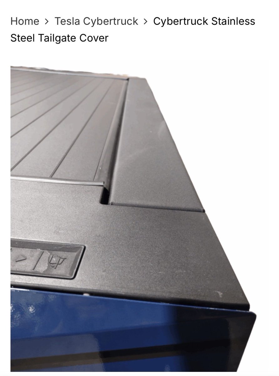 KobraToldya's tweet photo. Here’s a less expensive, Black stainless steel tailgate cover that is $200 less expensive. It keeps the OEM look and is bolted on instead of glued. 

https://t.co/nrAn8cNfyx

Out of stock at the moment but the owner said to click notify and he’ll get back to you. https://t.co/yRiwLIAk4R