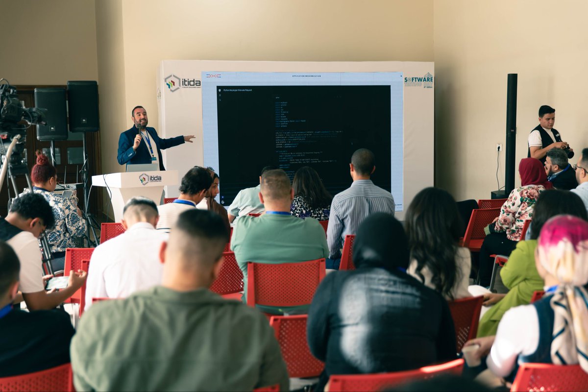 motareksamir's tweet photo. Honored to take the stage at @ITIDA Software Testing Day 2026! 🚀 Had an amazing time discussing the massive impact of AI on performance and security testing. 🤖💻
#AI #softwaretesting https://t.co/5CtLkePeIL