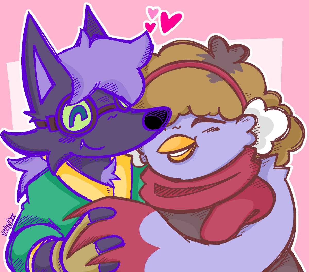 VirtuaalCore's tweet photo. Art c0mmission for @RealTinyCG 

Thank you so much! ♥

#uty #undertaleyellow #chujin #yumetwt #selfship https://t.co/GuHBQDh5wU