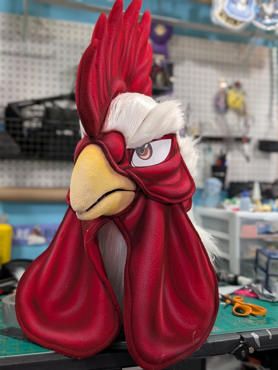 serestudios's tweet photo. Keiji update 😏 

Almost done! Just needs his eyes, brows and ear fluffs installed. https://t.co/wqLTWdZvRT