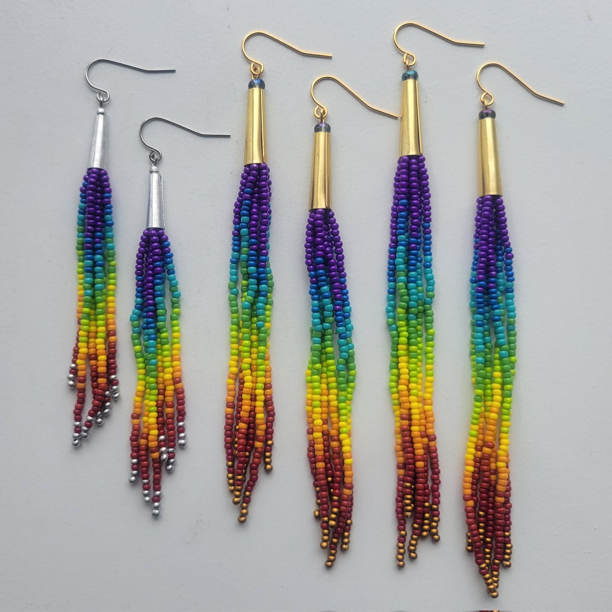brorigami's tweet photo. Anyone have advice for non-etsy ways to sell art/jewelry online? Looking for a new way to sell beadwork like this primarily🙌
#nativebeadwork #beadworkforsale #pride #pridemonth #pridemonthart
Current shop is: https://t.co/tqdnUlJIM0 https://t.co/djvw0TXqOZ