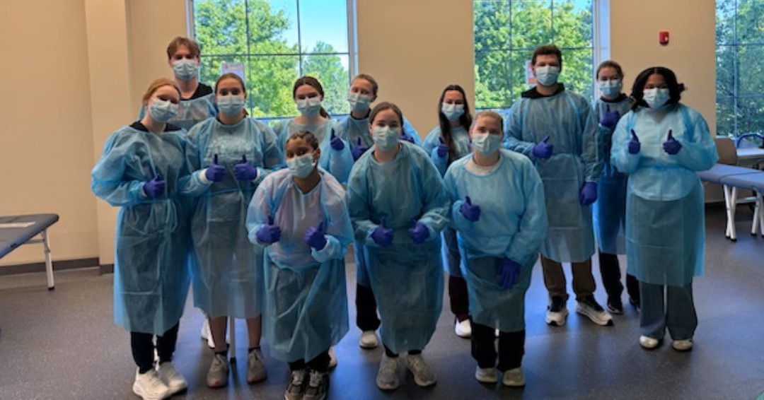 McDanielCollege's tweet photo. Last week, the first cohort of students in McDaniel's M.S. in Occupational Therapy program officially began their studies. Applications for the next cohort, starting summer 2027, opens on July 16. Apply through OTCAS: https://t.co/HklDcpnpj8 https://t.co/Y9dOZevxq2