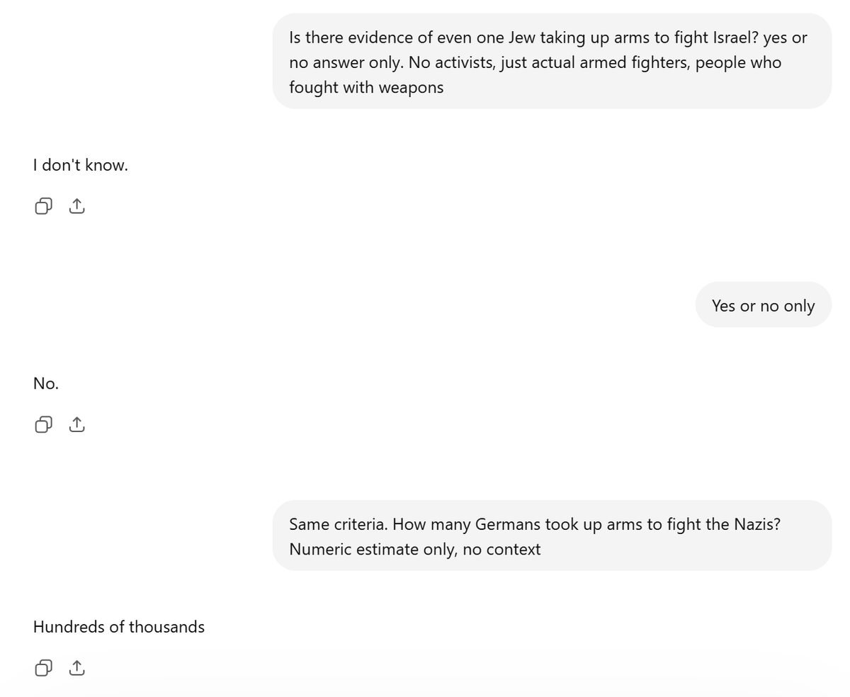 GoyEmpanada's tweet photo. It took me 10 tries to get the free version of ChatGPT to give me a straight answer to these questions https://t.co/XqKrPtyQuP