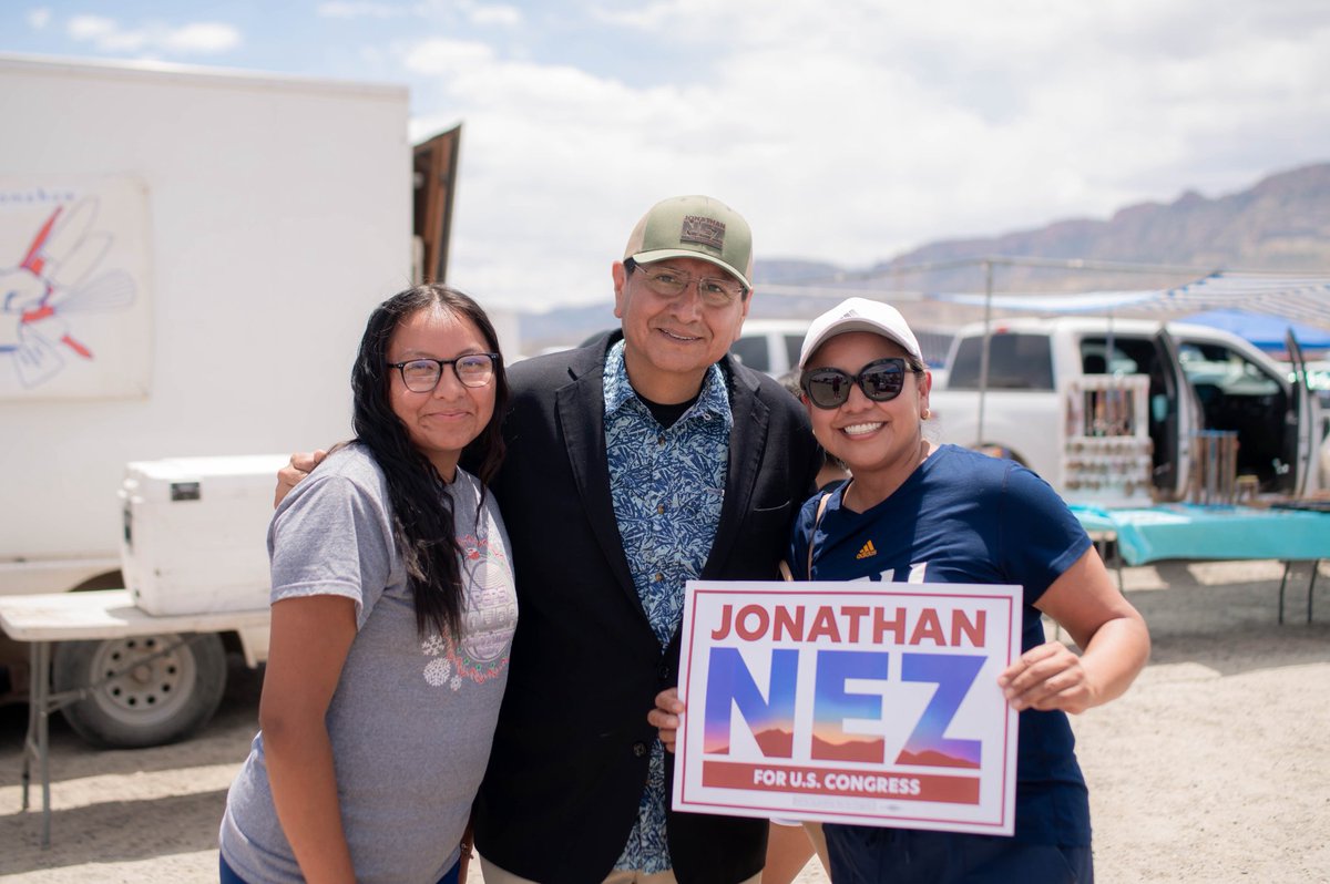 NezForAZ's tweet photo. We had a great day in Kayenta, meeting so many of you at the flea market. Thank you to each person who stopped by to show your support, check your voter registration status, and to those who got registered to vote! https://t.co/zLtYErm2f9