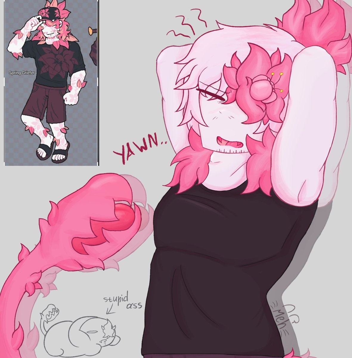 _mwehh_'s tweet photo. he's cute when he so pink.🥺 i love this silly
#blocktalesfanart #griefer #robloxart https://t.co/ikqz98yQfU