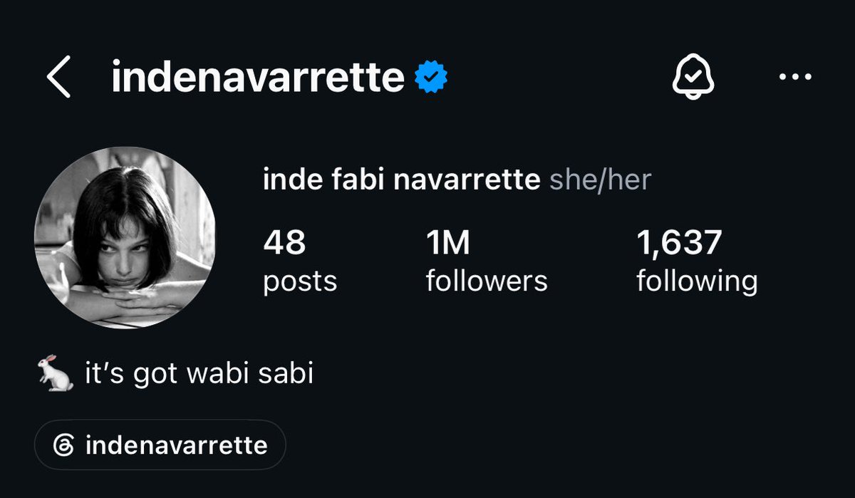 kendramerced's tweet photo. inde navarrette has just reached 1 million instagram followers! thats my rising star!! https://t.co/HIHA0VyM5l