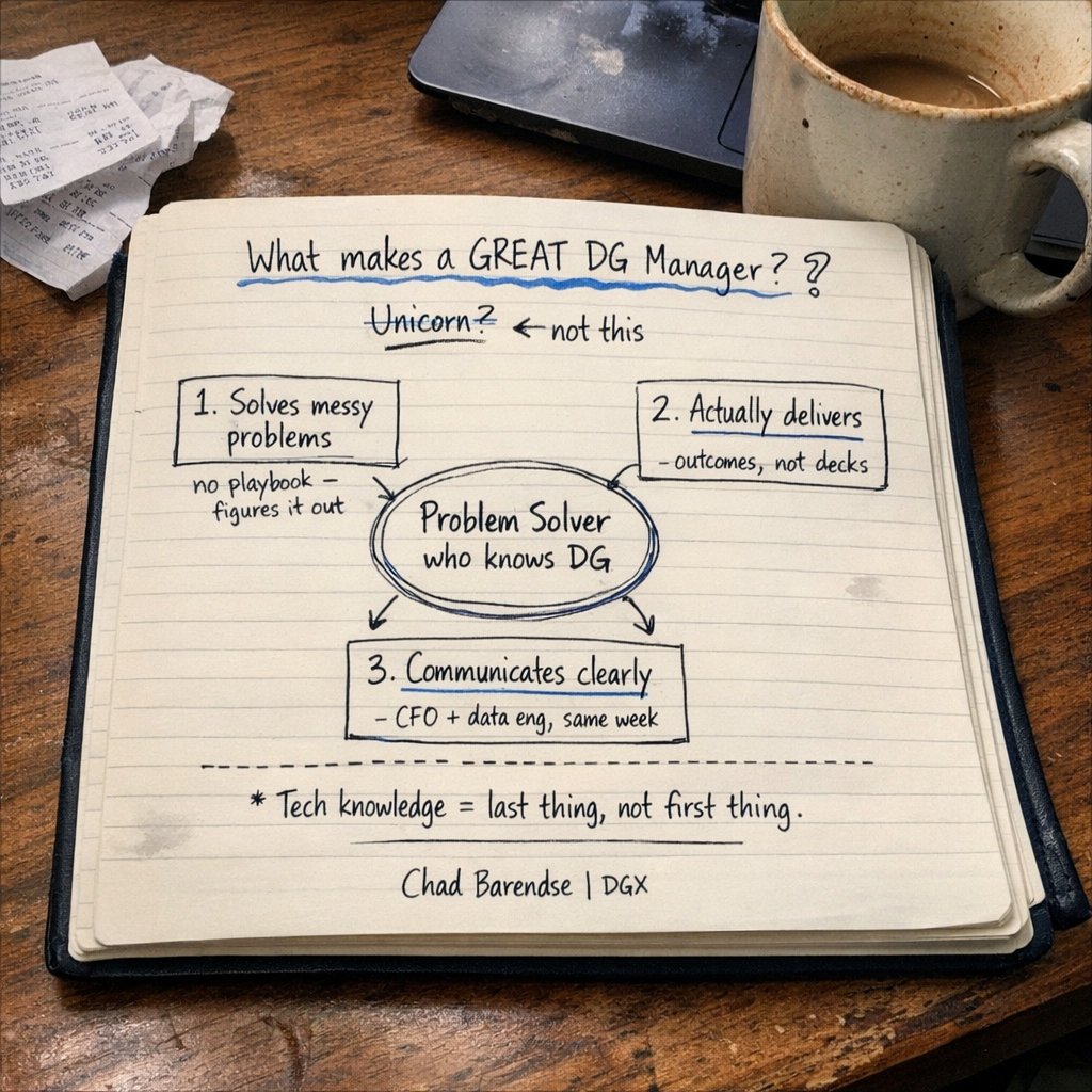 DataGoverned's tweet photo. Everyone's hiring for the perfect Data Governance Manager. Strategic thinker, technical expert, change manager, regulatory specialist. They're asking for a unicorn. Most candidates can't compete. https://t.co/Bl5ISo0p6n