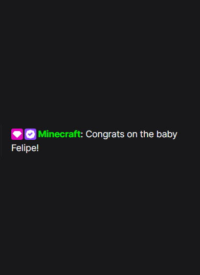 foryouthegays's tweet photo. OFFICIAL MINECRAFT TWITCH ACCOUNT IN THE PHILZA CHAT
"Congrats on the baby Felipe!"

(did philza give birth to this baby zombie- https://t.co/4AekhXksop
