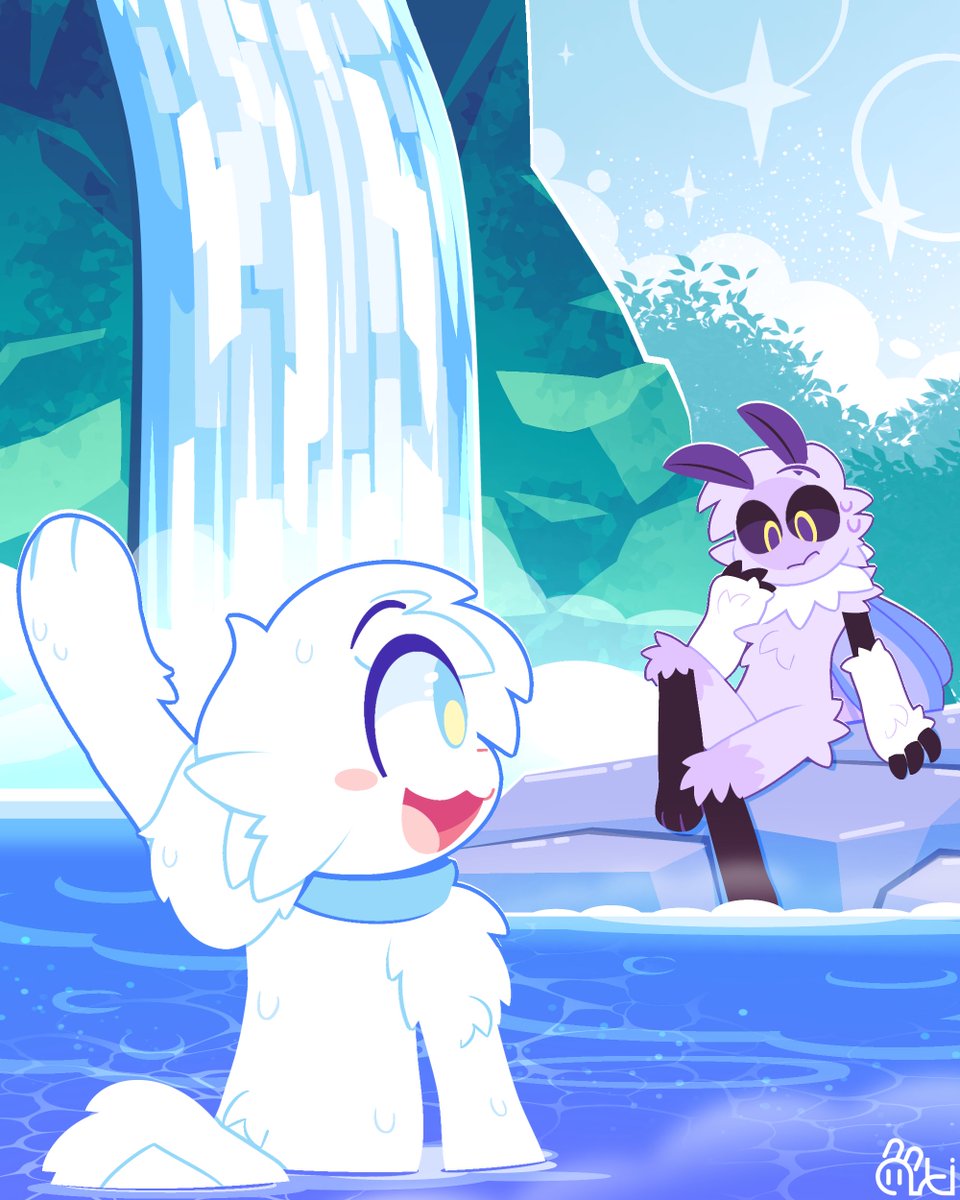 artifyber's tweet photo. DAY 886 - Waterfall https://t.co/XGg94cHm9x