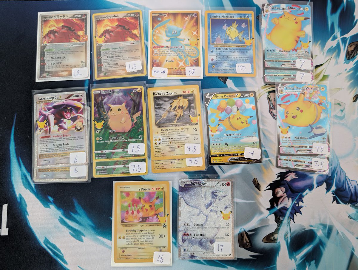 Bboysephir's tweet photo. - $1 pwe (max 3 cards), $5 bmwt. All orders are fully insured

ENG and JP misc (PB, MB, Celebrations, vintage, etc.) https://t.co/ZQzJbaUuhB