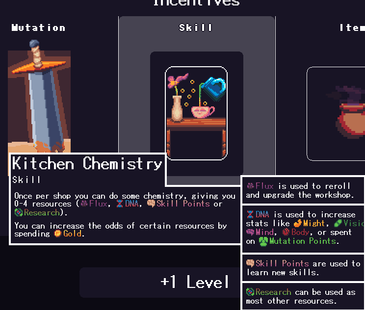 Pirate_Pop's tweet photo. I love colourful tooltips!!
#roguelite #gamedev https://t.co/kEpmehEUUQ