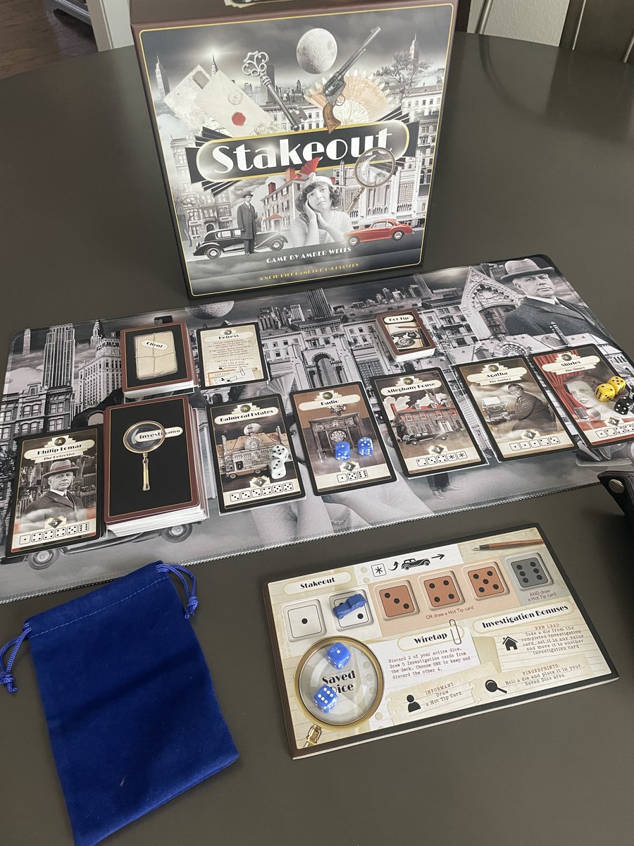 playlamplight's tweet photo. Exciting news! Stakeout fulfillment has officially begun! Watch your inbox for tracking information, and thank you all for your support, patience, and enthusiasm throughout this journey. 🕵️‍♂️🎲
I can't wait to see Stakeout hitting tables soon!
#BoardGames #Kickstarter #IndieGames https://t.co/kHb6718Dca