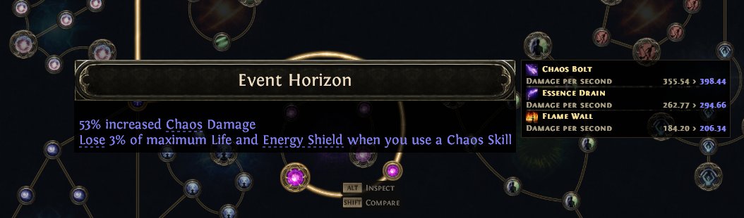 IsolatedWatcher's tweet photo. @pathofexile and apparently sneakily change random passives to be dangerous for the player?

you need to stop this bullshit, i picked this perk yesterday, and i woke up to it now dealing damage to the player if they use chaos abilities.

your going to kill POE 2 with this stupidity. https://t.co/p3KhP2uDXM