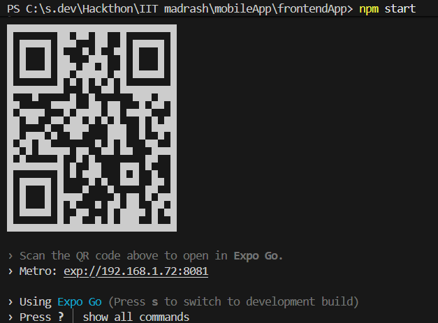micee_ch's tweet photo. 🚀 Day 3/60 of #60DaysOfLearning

Hackathon registration completed ✅
Started building the React Native app for RoadSoS 🚑
✅ Built prototype test complete flow
📱 Setup Expo Go for mobile testing
🛠️ Faced issues, fixing &amp; continuing
#LSPPDay3 #LearningWithLeapfrog @lftechnology https://t.co/ZyETnivw0Q