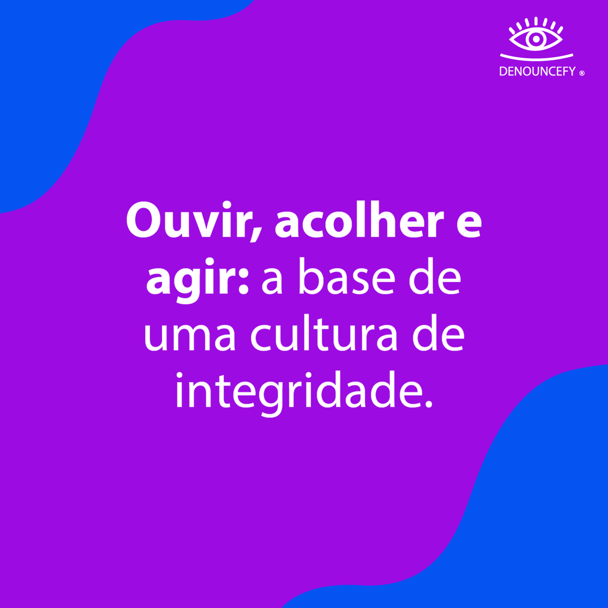 denouncefy's tweet photo. Ouvir, acolher e agir fortalece a integridade. Um canal de denúncias seguro incentiva a transparência, a comunicação responsável e contribui para ambientes de trabalho mais éticos, seguros e confiáveis.
#Denouncefy https://t.co/camzi3d6nR