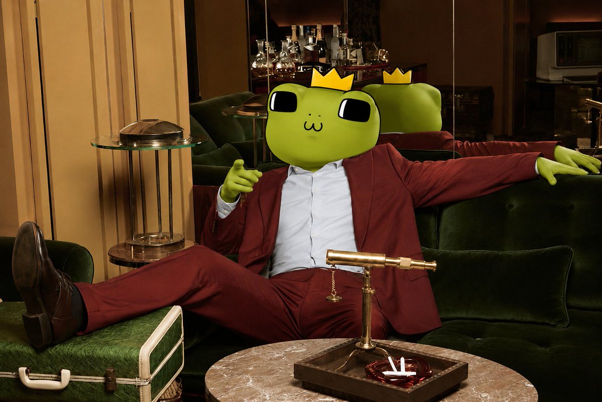 Elgernine's tweet photo. everyone wants to be early

TODE just looks comfortable already 🐸👑

SC:
8RRojEU8nGWoCh5N11LLK2GJBNRUzPoH4rUz8ibCpump

@FatherMeme69 @todeFUN https://t.co/ZKxm1QnI0w