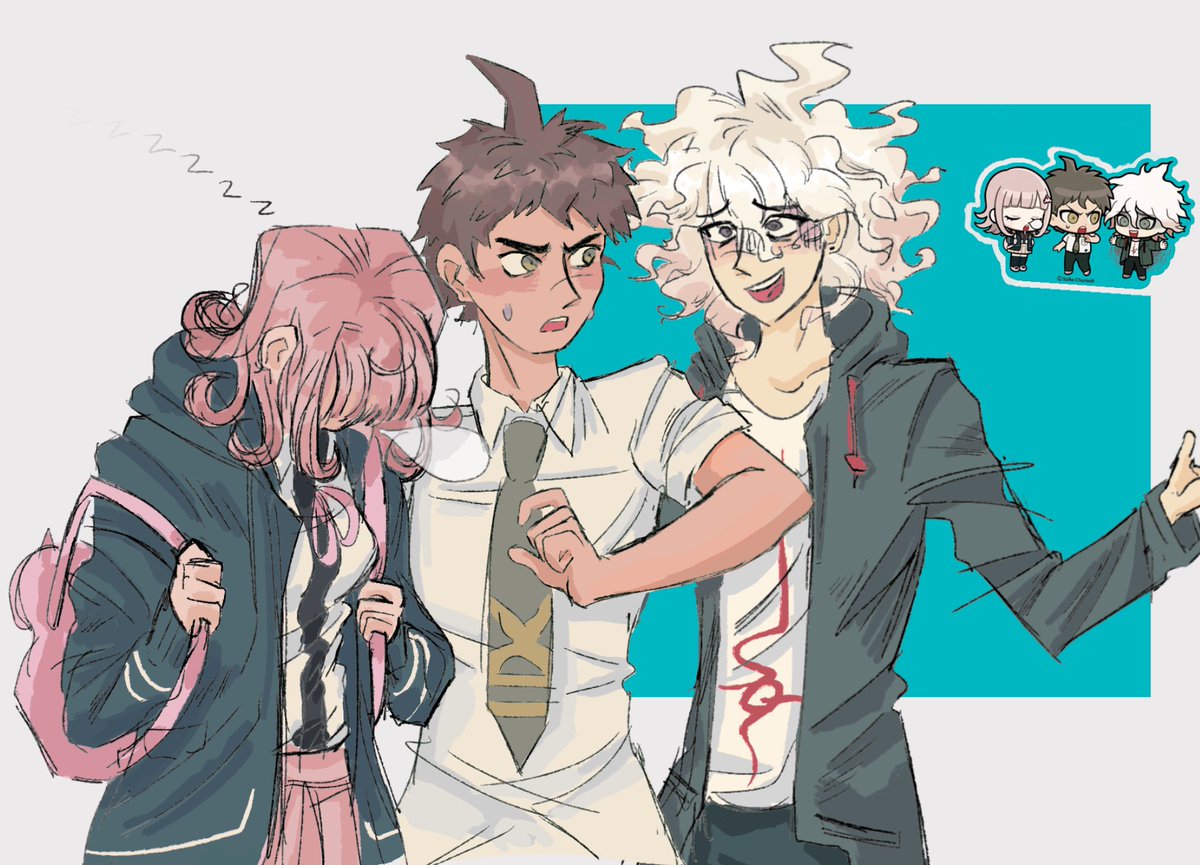 feathereded's tweet photo. i had to redraw that new keychain it’s so cute 🥹
#danganronpa https://t.co/16up3ncy6l