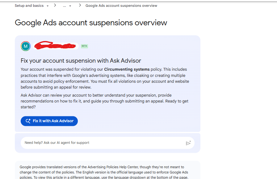 amohan492's tweet photo. @GoogleAds https://t.co/d4xl4fbqzq => I already used your AI Advisor and this is totally helpless or your review team is not doing proper review. 
You Guys just wake up or your crawler just wake and suspend it. 

Please share the clear reason .. I have spent lakhs of Rupee Every Month. https://t.co/w93ByR9YXO