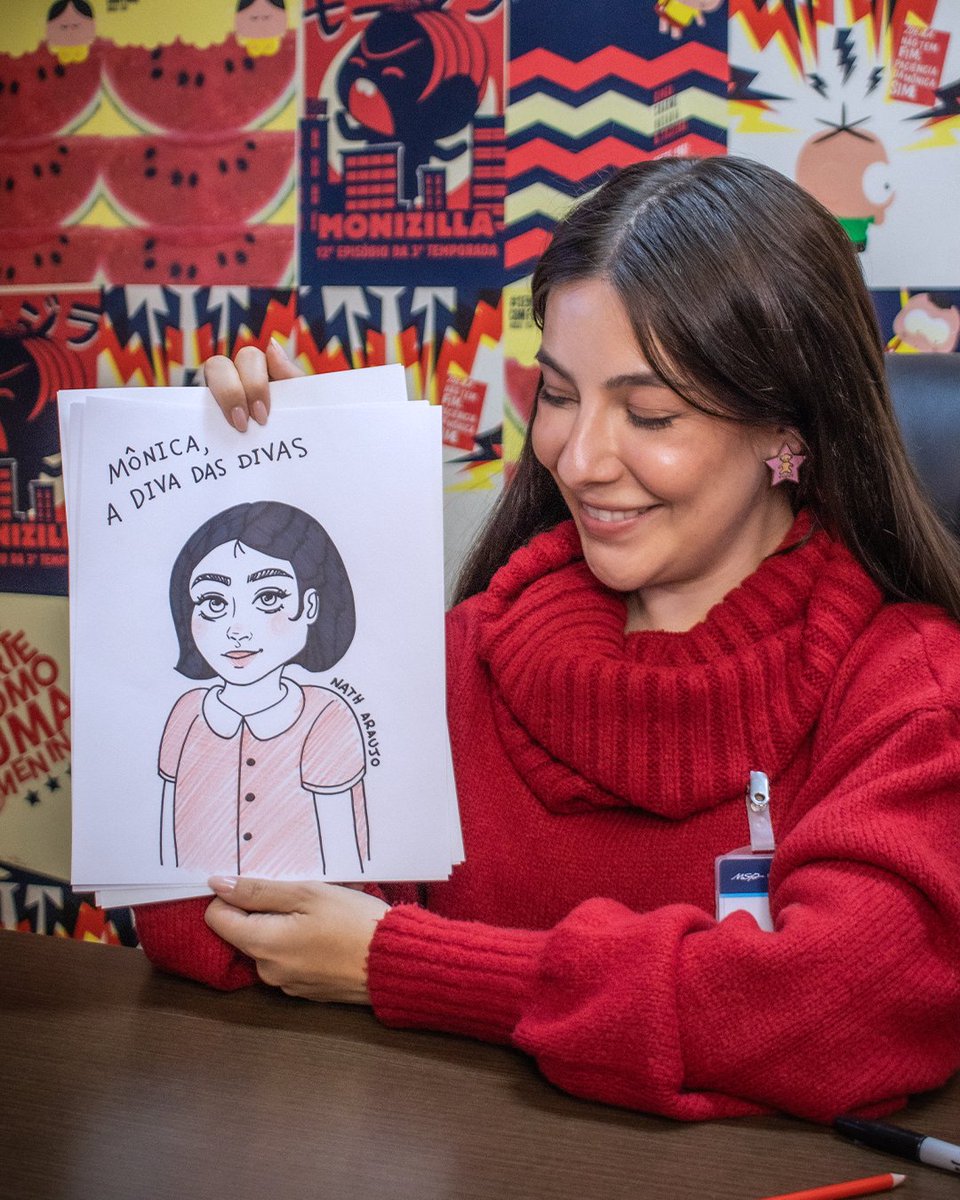 TurmadaMonica's tweet photo. Ontem recebemos por aqui a @nanaths , que criou sua própria versão da Dona da Rua. E, como ela mesma disse: “diva das divas”, né? ✨ https://t.co/Xwdp65uLHN