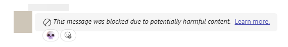 dmay3r's tweet photo. @msftsecresponse  Why is teams now blocking links to articles on the hacker news? This is beyond reprehensible. https://t.co/e0qAgWZ4L4 https://t.co/cFaMR6N9z4