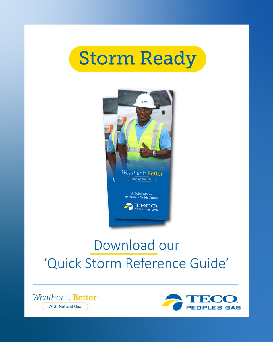 TECOPeoplesGas's tweet photo. Stay prepared for storms by downloading our Quick Storm Reference Guide. It gives you practical tips and essential information to help you act quickly and confidently before, during, and after severe weather. https://t.co/ZKe5192pYO https://t.co/T1XZcMPvrG