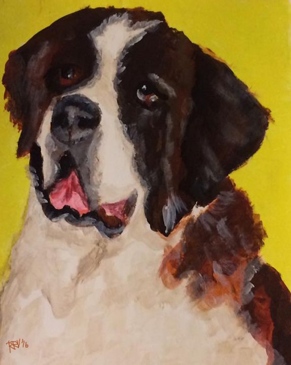 RandiVaughan19's tweet photo. Art of the Day! "St. Bernard". Buy at: https://t.co/GbowhhmUPy https://t.co/eyqdiGTELq