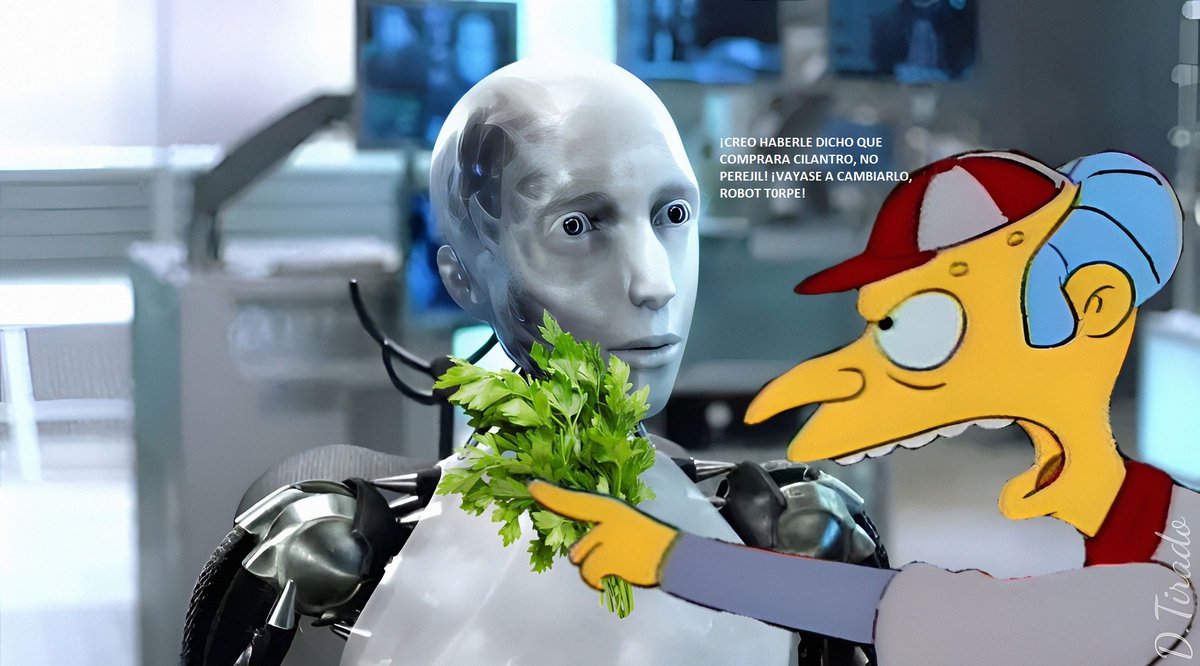 mauricioverabe's tweet photo. ¿La verdadera #inteligencia #artificial o #IA ? Ni siquera los #robots saben la diferencia entre #cilantro y #perejil, jajaja (#feliz #miercoles) https://t.co/QYpri52gJP