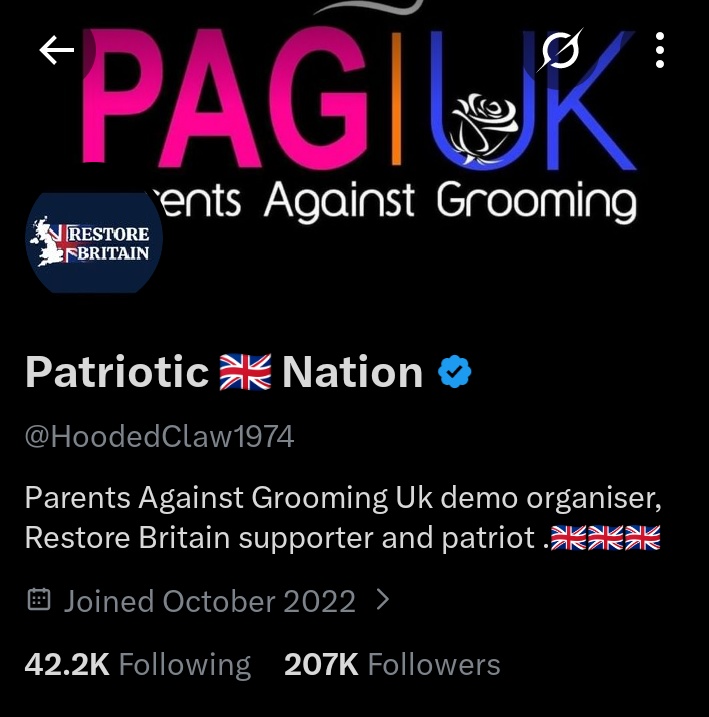 LukeMsMinion's tweet photo. Yes @hoodedclaw1974 thinks grooming is so right it's wrong to be against it if Jews do it. This is a true example of a bigot that says the English children to sexually abuse belong to the Jews not the Muslims. I would say they need to be free from both classes of nonces like him! https://t.co/d3jqZMskPu
