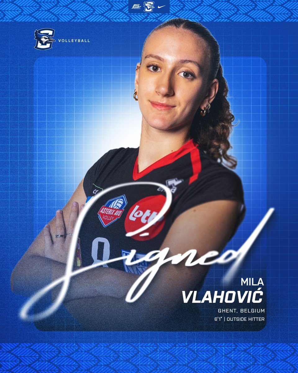 CreightonVB's tweet photo. Adding some firepower 💥

The newest Bluejay, Mila Vlahović!

📰: https://t.co/jvkHVtrGZc

#GoJays https://t.co/7Iurs732Oq