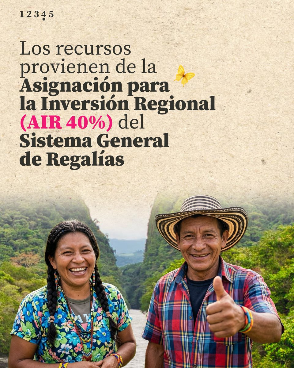 Regalias_gov's tweet photo. En Caquetá, 12 municipios y centros poblados contarán con gas domiciliario gracias a una inversión de $12.650 millones del #SistemaGeneralDeRegalías.

El proyecto beneficiará a 29.364 habitantes, especialmente de estratos 1 y 2, cerrando brechas y mejorando su calidad de vida. https://t.co/HA6Tyb5WaU