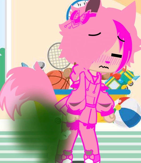 Matteoafton's tweet photo. This looks like me but all pink also Gacha fart https://t.co/jDO4XjwnrX
