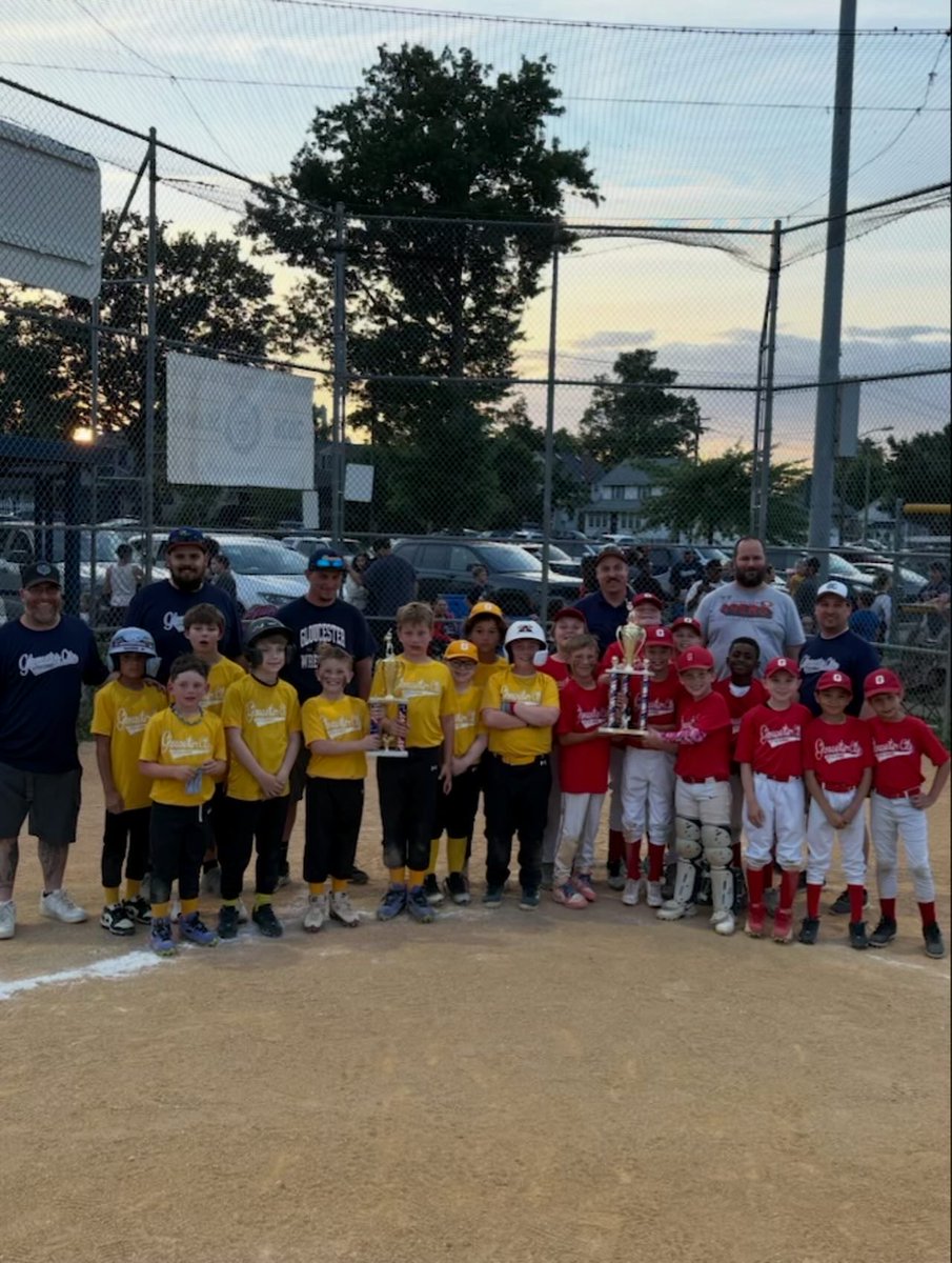 Gloucester_LL's tweet photo. Congratulations to Vitale’s manager Mike Snyder and his players and coaches for winning the 2026 Minor League Division championship! This is back-to-back championships for Coach Mike and Coach Geoff Gettings. Nice accomplishment! https://t.co/XsNOCjkKbE