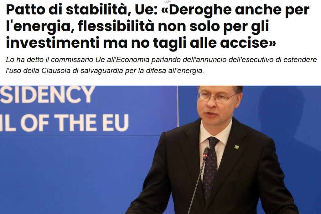 RoVannacci's tweet photo. LA SOLITA TRUFFA!
Gli esponenti del governo si esaltano per avere ottenuto altri 14 mld "di debito" per l'energia. Ma loro avevano chiesto un sostegno per il taglio delle accise e ne escono con l'ennesimo debito sulle spalle di tutti per la truffa della transizione energetica. https://t.co/TikbwPTH0g