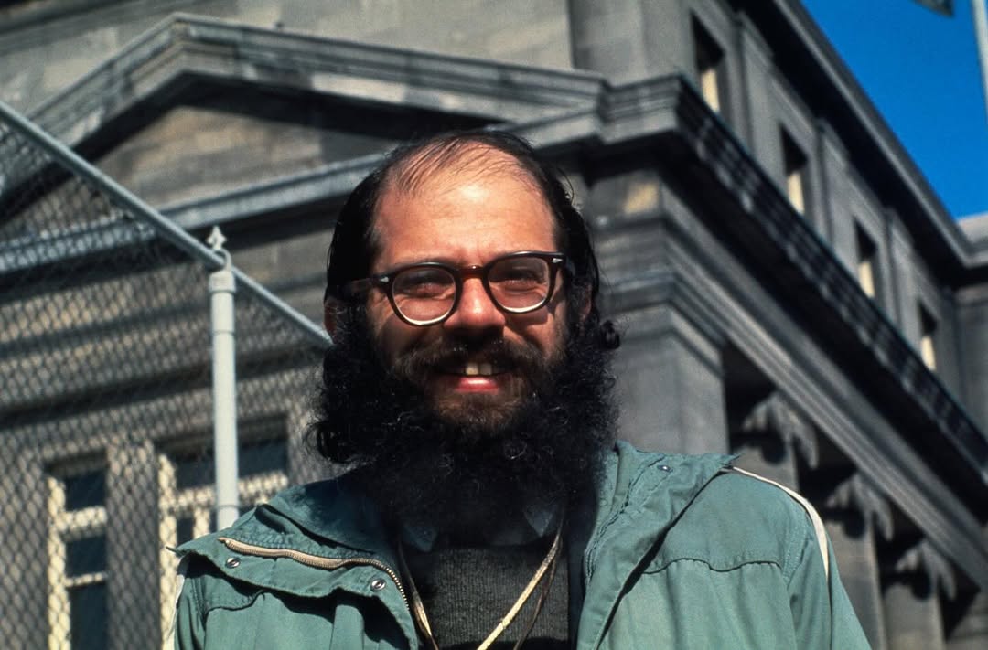JohnDensmore's tweet photo. Happy birthday to Allen Ginsberg. Poet, Beat pioneer, and a voice that helped shift American counterculture.

I remember Jim and I walking down the Venice Boardwalk in the early Doors days to the Venice West Café, just because we knew Ginsberg had once read there. https://t.co/CJFQY0xSft