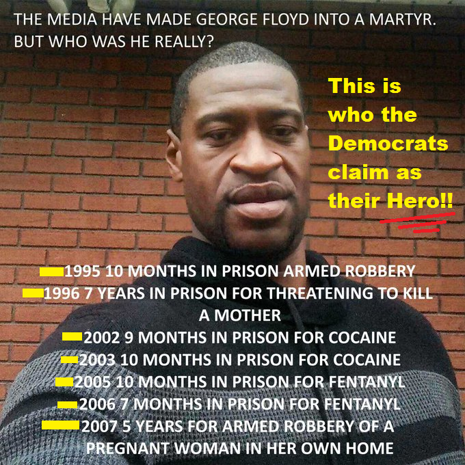 Lacey4Trump24's tweet photo. @elonmusk Police did not kill this criminal drug addict, he died because of drugs. https://t.co/kVve6ALOko