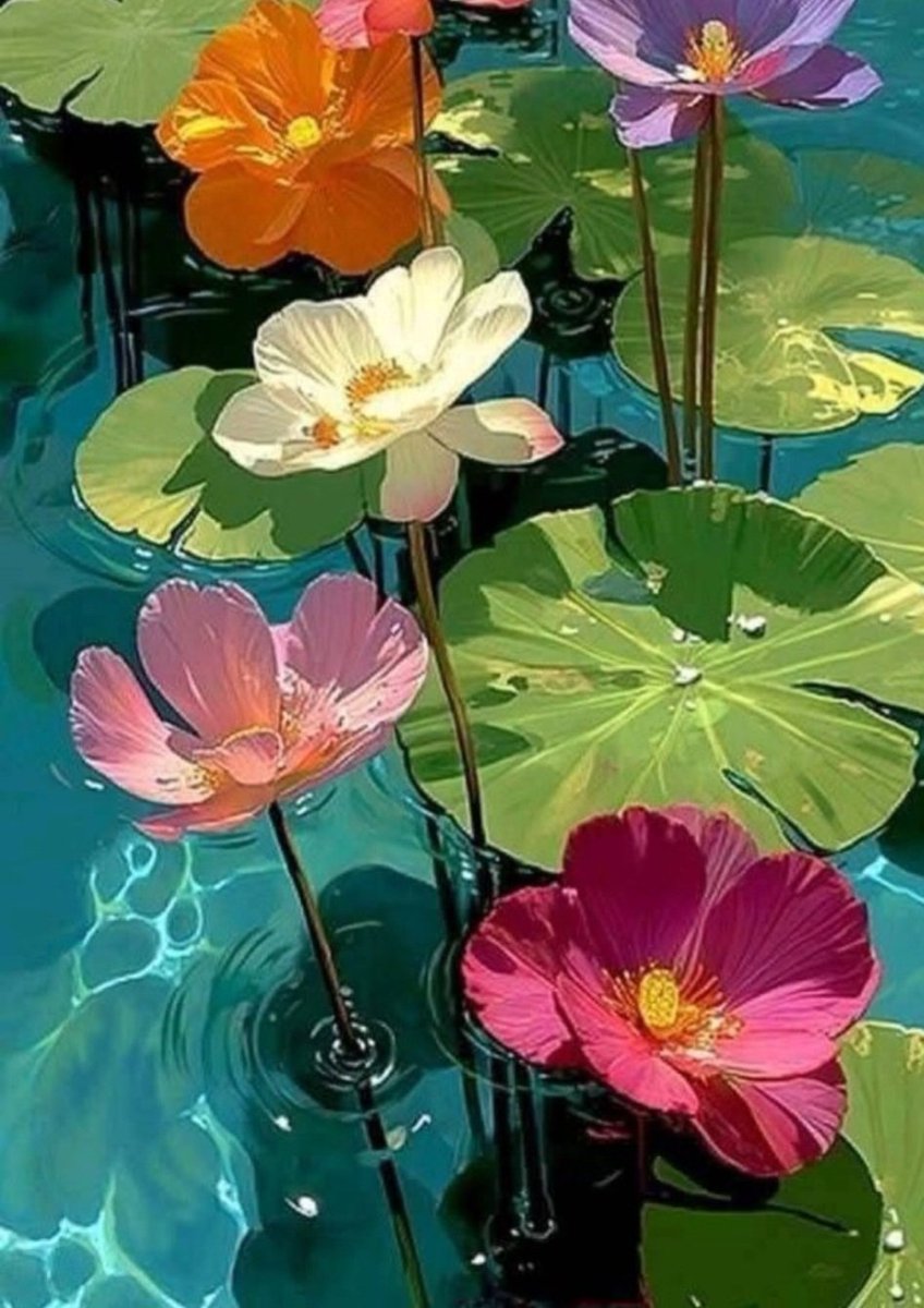 franch_laura's tweet photo. Te invito a celebrar la vitalidad de David Hockney. Es conmovedor ver cómo, en su madurez, su obra se ha vuelto más libre, colorida y jovial que nunca gracias a sus ya icónicas series pintadas con el iPad. Un canto absoluto al optimismo. 

¡Me chiflan todas!

👇🏻Abro hilo. https://t.co/fOm8WBmW1a