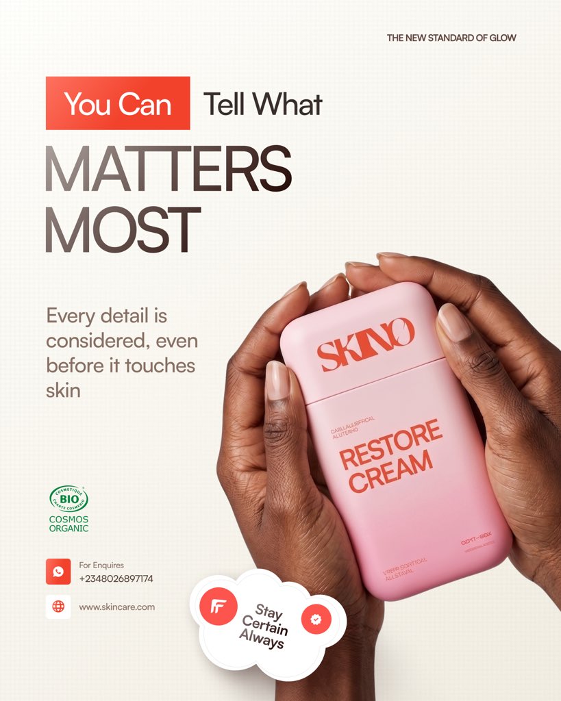 MikkyInnovate's tweet photo. Skinno visual campaign focused on clarity, confidence, and product-first storytelling ✨

Cc: @motionmarkhq https://t.co/1Ii2hqAXWT