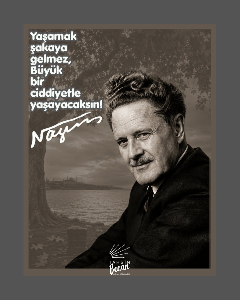 TahsinBecan's tweet photo. Nazım Hikmet, memleket sevgisini halk sevgisinden ayırmayan; emeğin, özgürlüğün, kardeşliğin ve barışın şiirini yazan büyük bir aydındı.

Ömrünün önemli bir bölümünü sürgünde ve hasret içinde geçirse de Uzak Asya'dan Akdeniz'e bir kısrak başı gibi uzanan bu memlekete olan inancını, halkına duyduğu sevgiyi ve daha adil bir Türkiye özlemini hiç kaybetmedi.

Aramızdan ayrılışının 63’üncü yılında, memleket hasretini insanlık umuduna dönüştüren Nazım Hikmet’i saygı, minnet ve özlemle anıyorum.