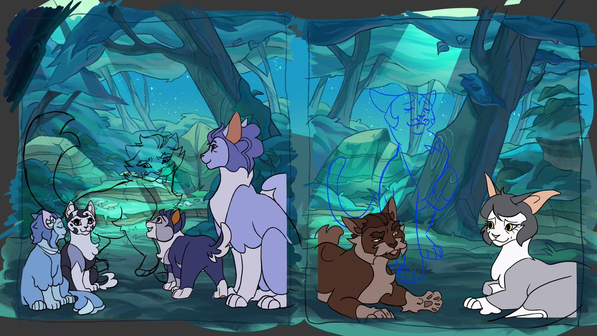 wai_ako's tweet photo. Background for my tall x white wine MAP part !! #warriorcats #tallstar #whitestorm https://t.co/ltDwanbeM7