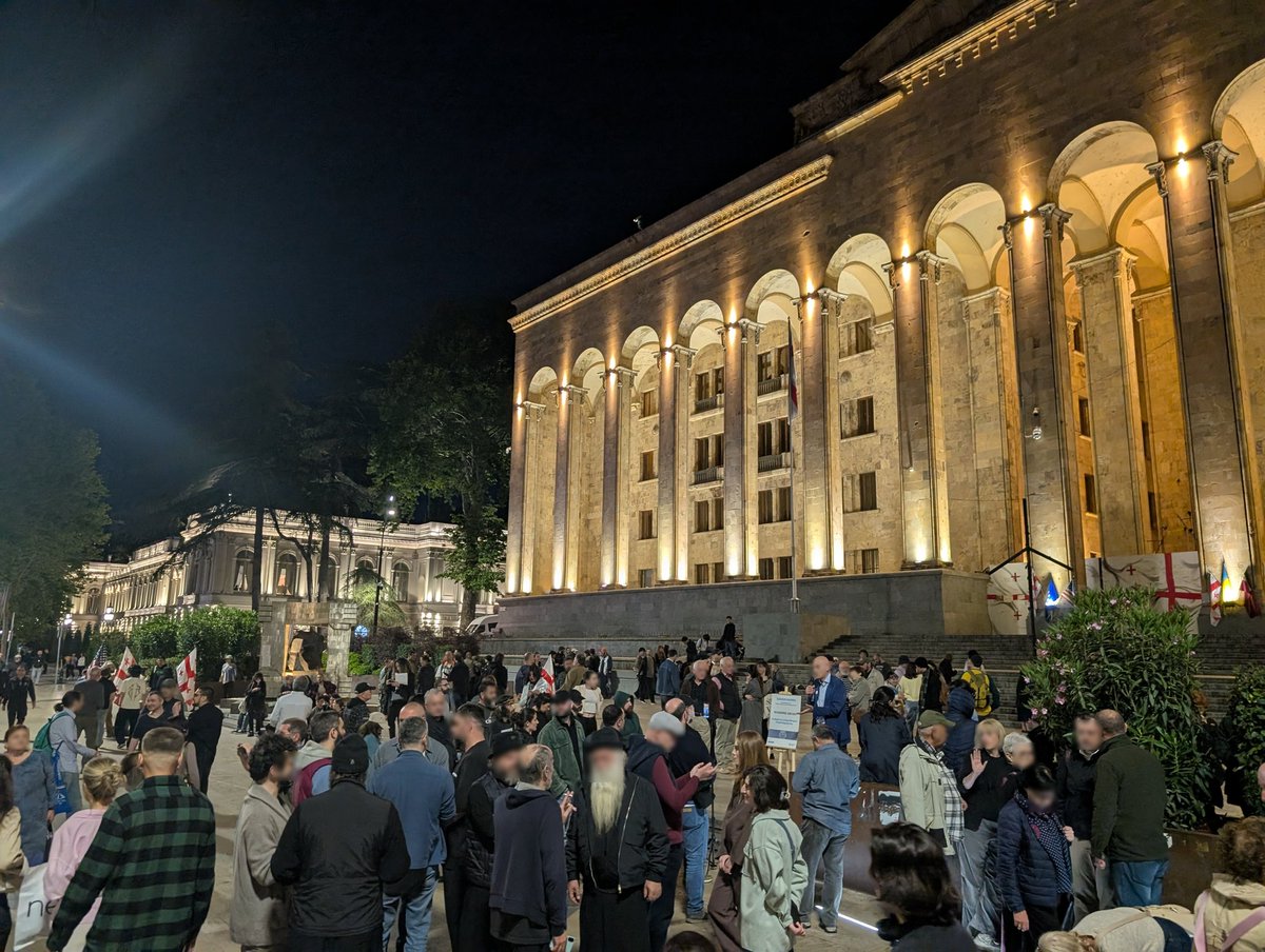 rusudanjakeli's tweet photo. Day 553 of uninterrupted protests in Georgia. https://t.co/jIIPbL9XLc