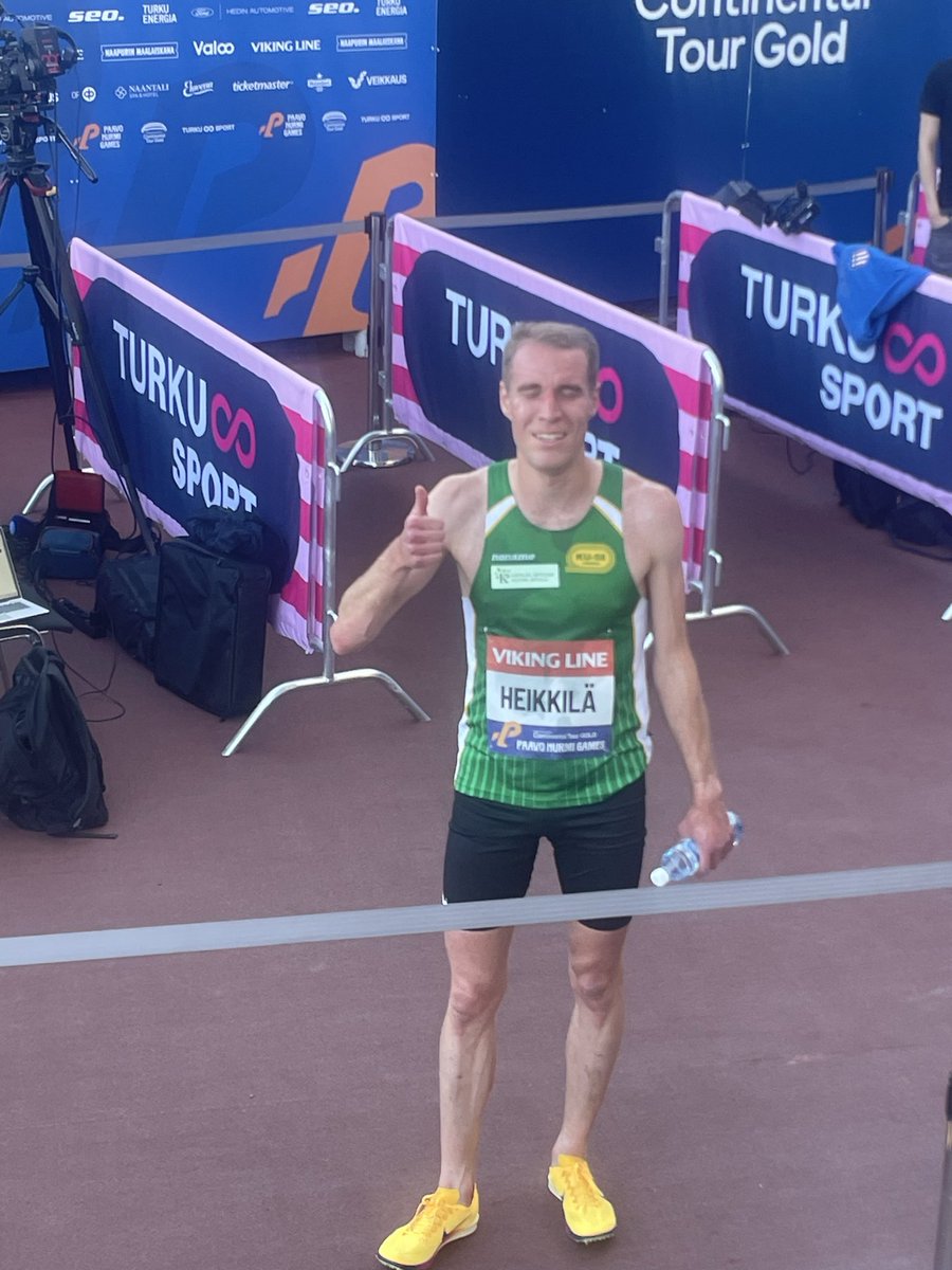 MHappyhill's tweet photo. Tuomas Heikkilä 5000m aikaan 13.25 min ja viime viikolla to-su kuusi kisastarttia suunnistuksessa🔥🔥🔥 #suunnistus #paavonurmigames https://t.co/V1IoPo2UAe