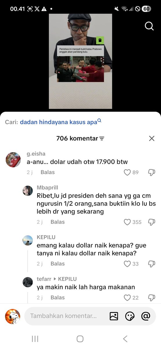 suicyd4l's tweet photo. iq gw turun tiap baca komen tiktok https://t.co/rl52lIWdwg