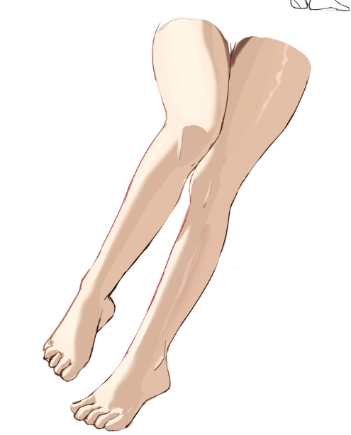 K4ME532170's tweet photo. 脚描いた https://t.co/fjonqRnTO4