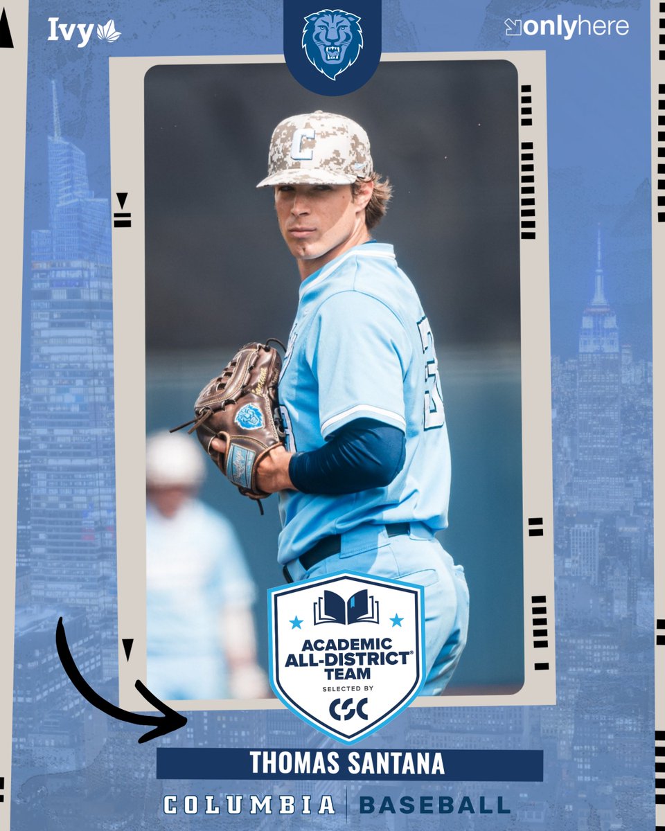 CULionsBaseball's tweet photo. Got it done on and off the field 📚⚾️

Congratulations to Thomas Santana, Cole Fellows, and Jimmy Chadwell on earning CSC Academic All-District honors! 

#RoarLionRoar 🦁// #OnlyHere 🗽 https://t.co/Duqq6MXUcm