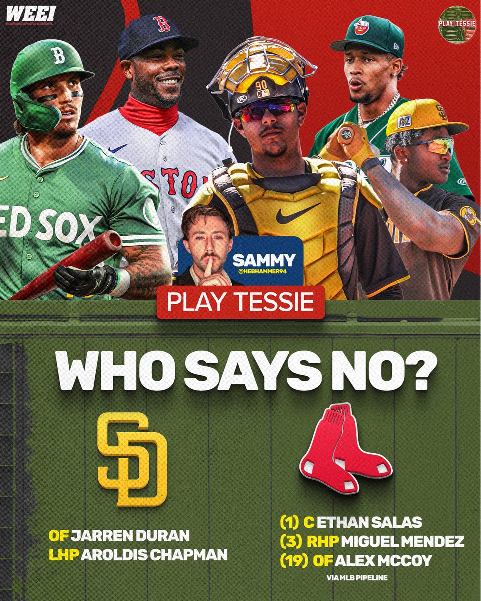 PlayTessie's tweet photo. WHO SAYS NO?

Sox go fully into sell mode and get a potential franchise catcher in return🏷️ https://t.co/2at41zeR2N