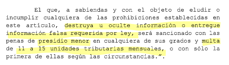 chatruc's tweet photo. Sobre si conocía el origen del dinero con q José Ramón Correa adquirió sus acciones, la presidenta de Azul Azul @udechile Cecilia Pérez dijo: "No, no lo sabía"

La ley de SADP sanciona con cárcel y multa a quienes entreguen información falsa sobre los beneficiarios finales https://t.co/So9A43HOzB