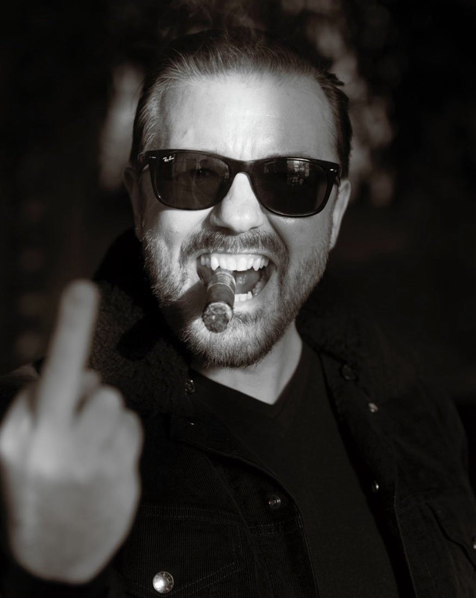 gervaisclips's tweet photo. “Ignorance might be bliss for the ignorant, but for the rest of us it's a right fucking pain in the arse.” - Ricky Gervais https://t.co/cLfnlkxhXg